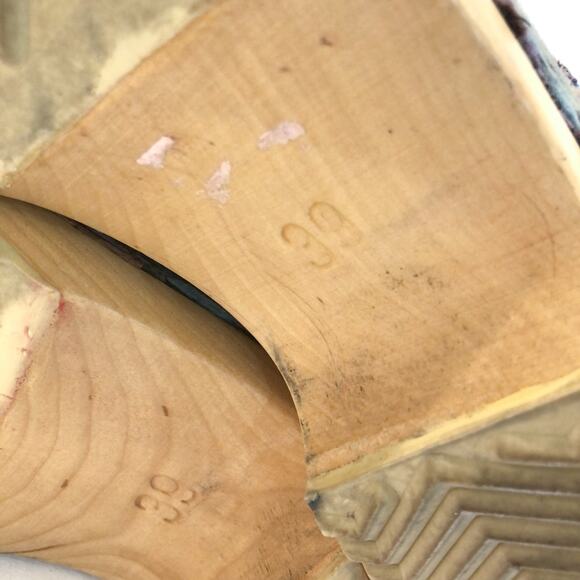 Scandic Edith Hippie Yarn Mid Heel Zipper Clog Boots - Picture 9 of 11